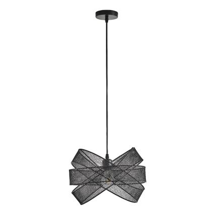 Lustr na lanku OGGI 1xE27/40W/230V černá