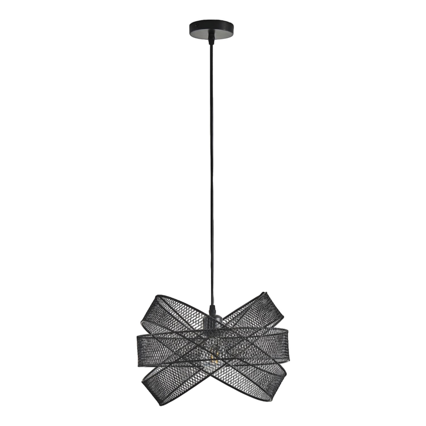 Lustr na lanku OGGI 1xE27/40W/230V černá