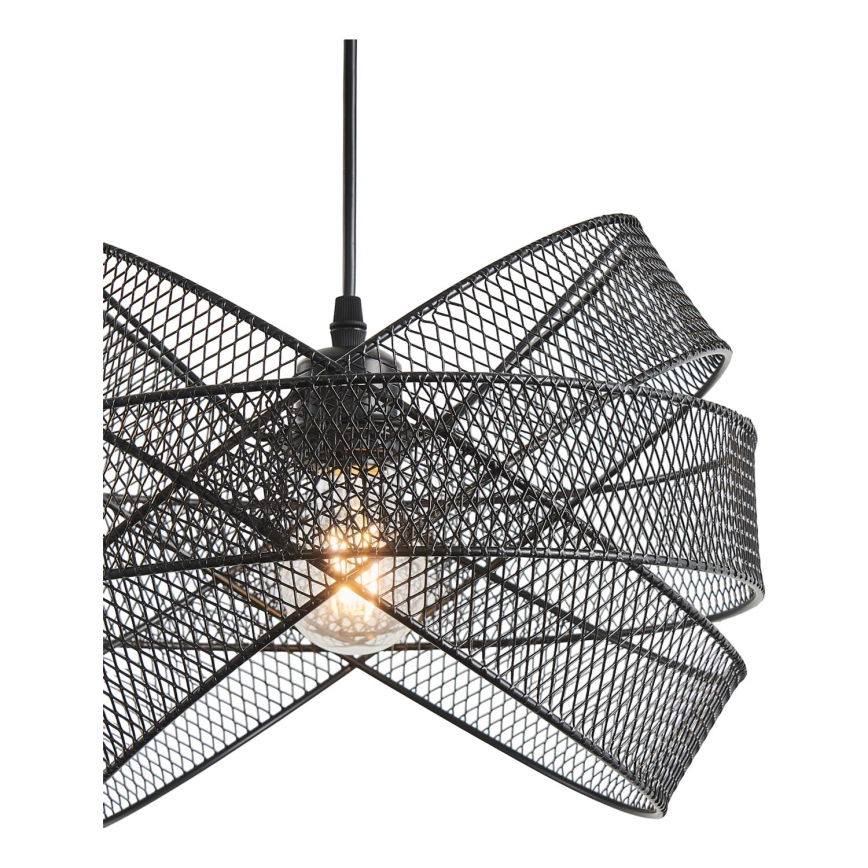 Lustr na lanku OGGI 1xE27/40W/230V černá