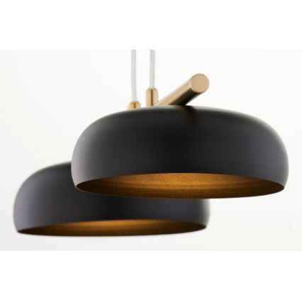 Lustr na lanku OLAF 2xGX53/12W/230V černá/zlatá