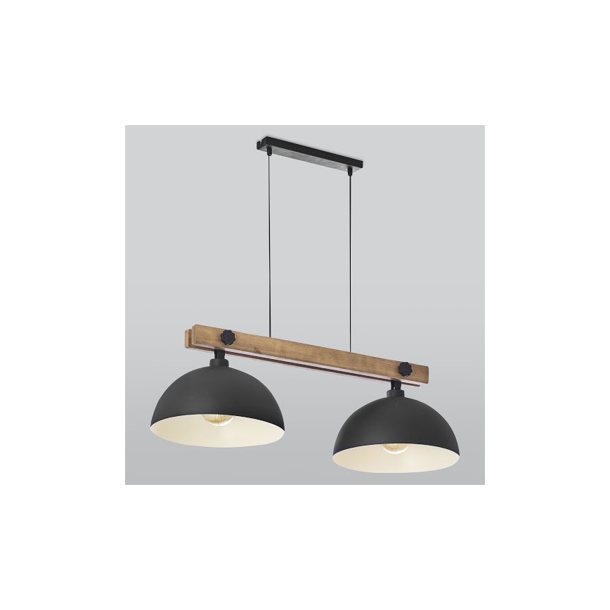 Lustr na lanku OSLO 2xE27/60W/230V