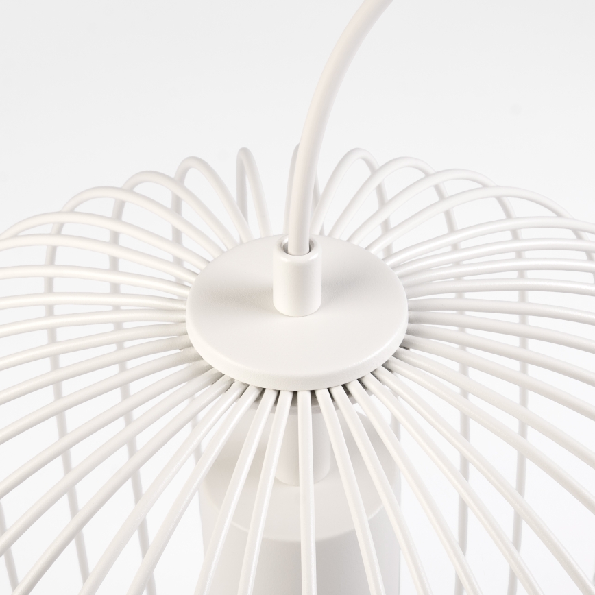 Lustr na lanku OVELLA 1xE27/15W/230V pr. 34 cm krémová