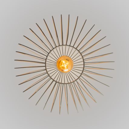 Lustr na lanku OVELLA 1xE27/15W/230V pr. 36 cm krémová