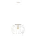 Lustr na lanku OVELLA 1xE27/15W/230V pr. 46 cm krémová