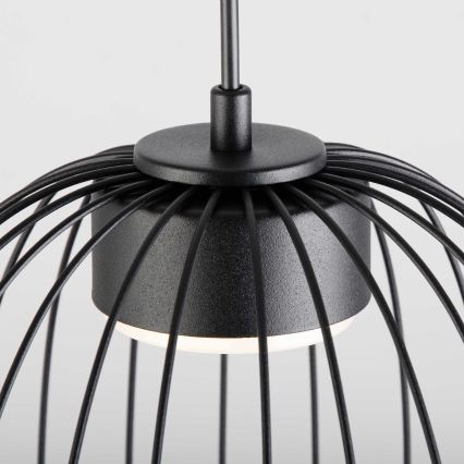 Lustr na lanku OVELLA 1xGX53/10W/230V pr. 25 cm černá