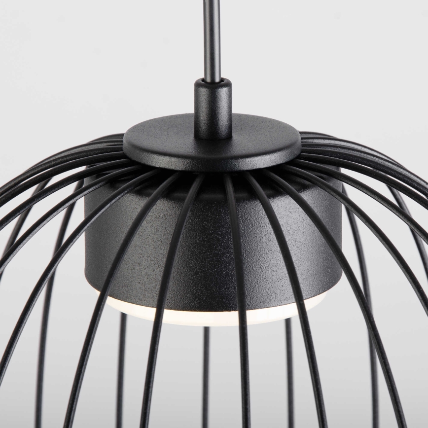 Lustr na lanku OVELLA 1xGX53/10W/230V pr. 25 cm černá