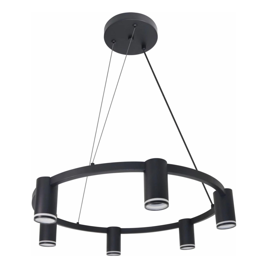 Lustr na lanku PARIS 6xGU10/12W/230V černá
