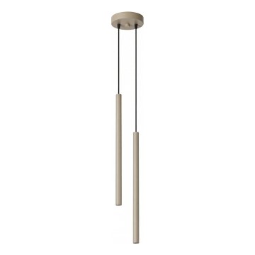 Lustr na lanku PASTELO 2xG9/8W/230V taupe