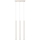 Lustr na lanku PASTELO 3xG9/8W/230V krémová