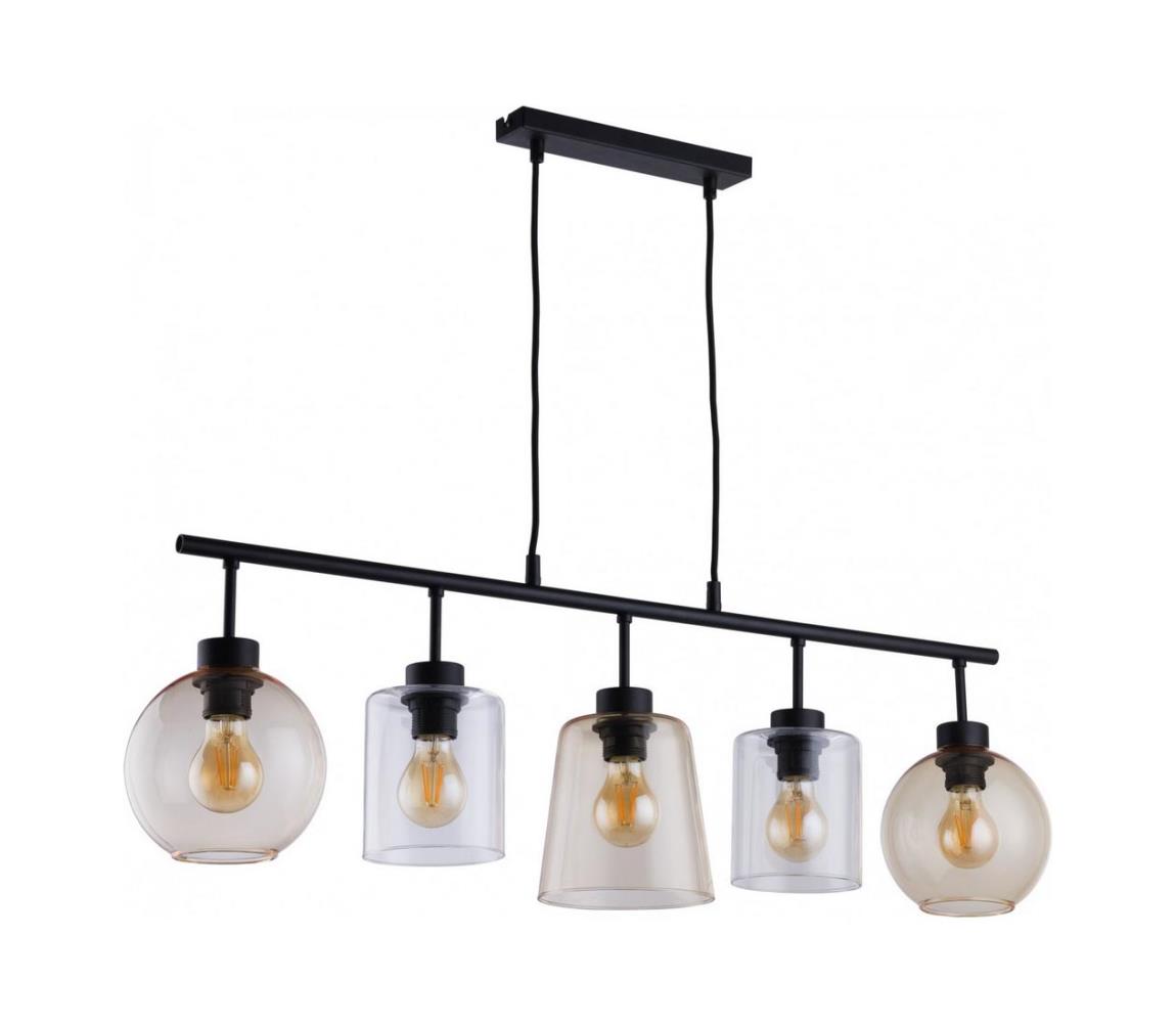 TK Lighting Lustr na lanku PEDRO 5xE27/60W/230V TK1741