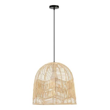 Lustr na lanku PELO 1xE27/40W/230V pr. 50 cm ratan