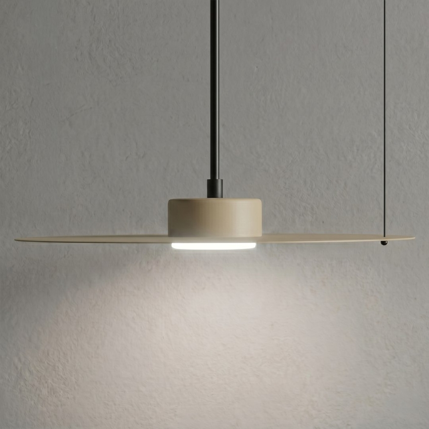 Lustr na lanku PIATTO 1xGX53/15W/230V pr. 35 cm béžová