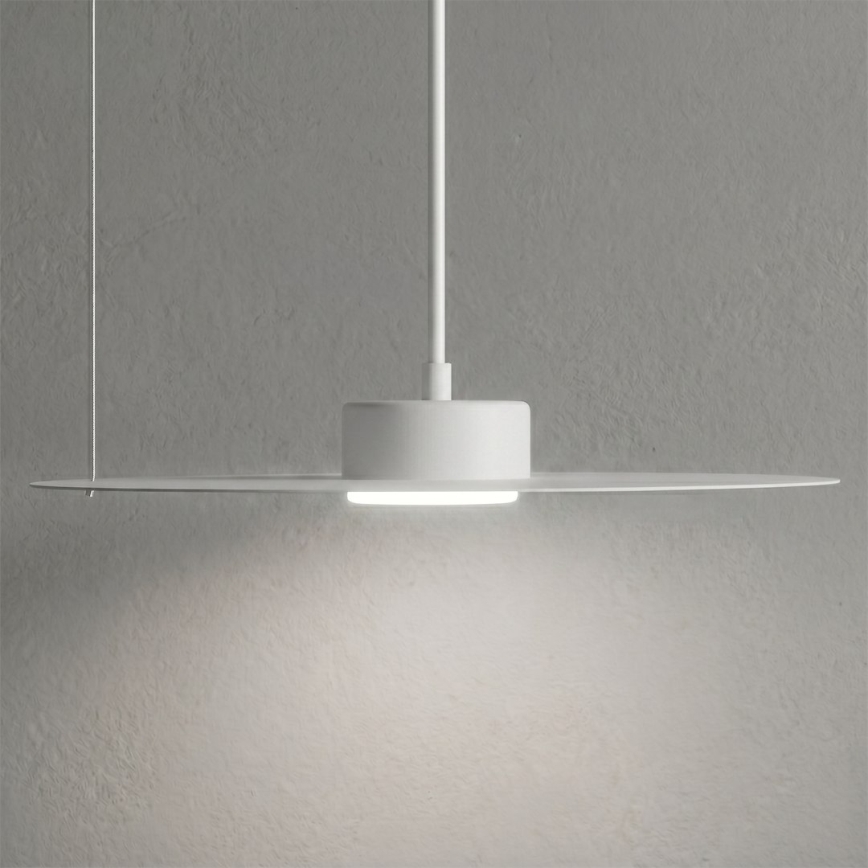 Lustr na lanku PIATTO 1xGX53/15W/230V pr. 35 cm bílá