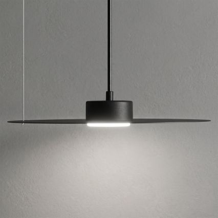 Lustr na lanku PIATTO 1xGX53/15W/230V pr. 35 cm černá