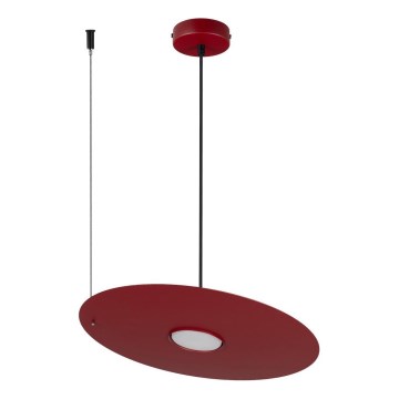 Lustr na lanku PIATTO 1xGX53/15W/230V pr. 35 cm vínová