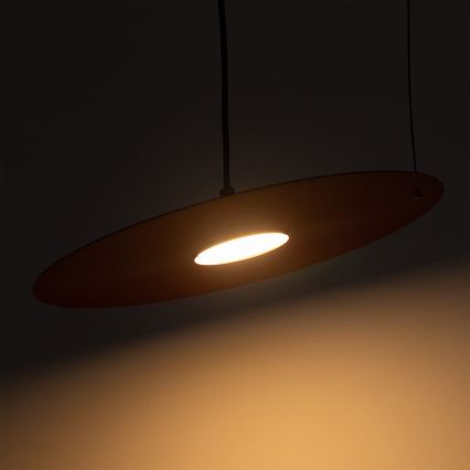 Lustr na lanku PIATTO 1xGX53/15W/230V pr. 35 cm vínová