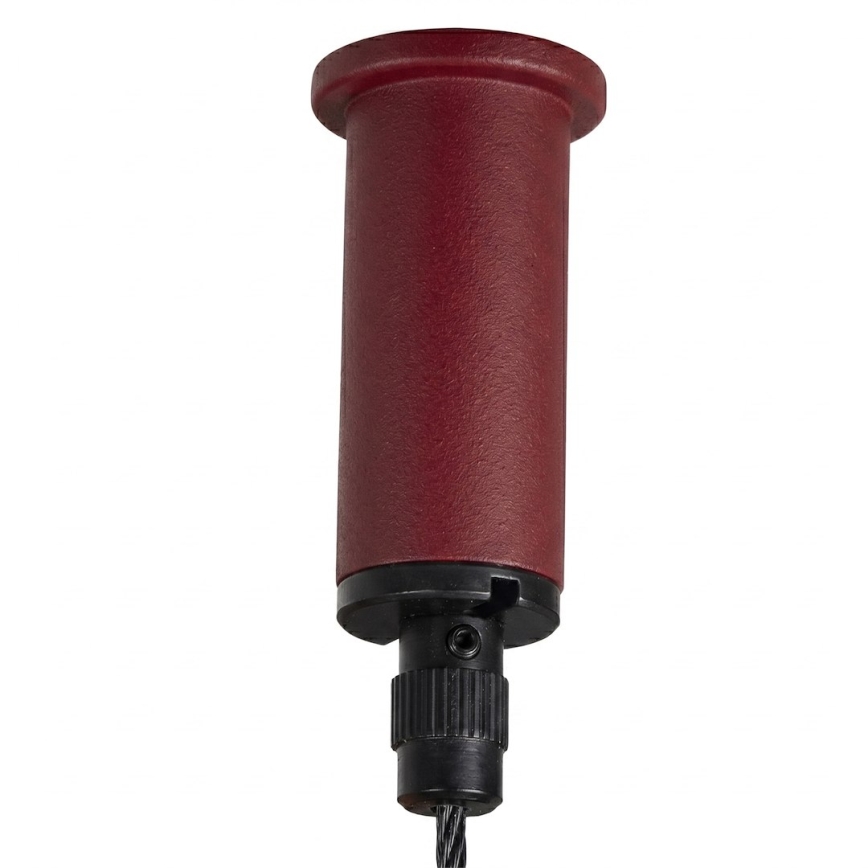 Lustr na lanku PIATTO 1xGX53/15W/230V pr. 35 cm vínová