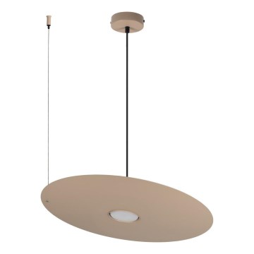 Lustr na lanku PIATTO 1xGX53/15W/230V pr. 45 cm béžová