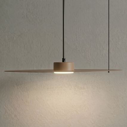 Lustr na lanku PIATTO 1xGX53/15W/230V pr. 45 cm béžová