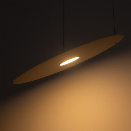Lustr na lanku PIATTO 1xGX53/15W/230V pr. 45 cm bílá