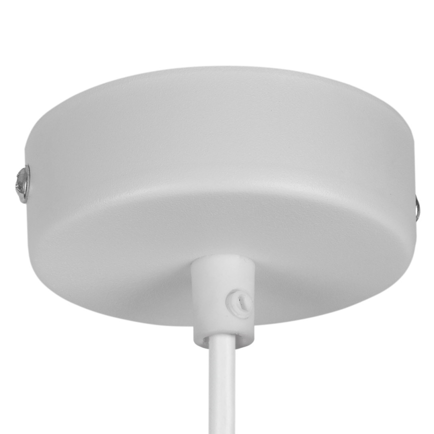 Lustr na lanku PIATTO 1xGX53/15W/230V pr. 45 cm bílá