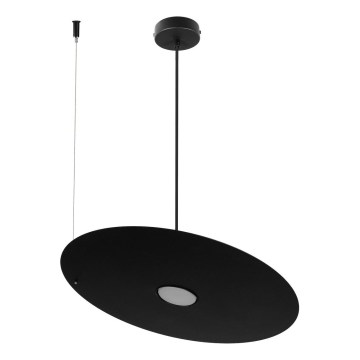 Lustr na lanku PIATTO 1xGX53/15W/230V pr. 45 cm černá