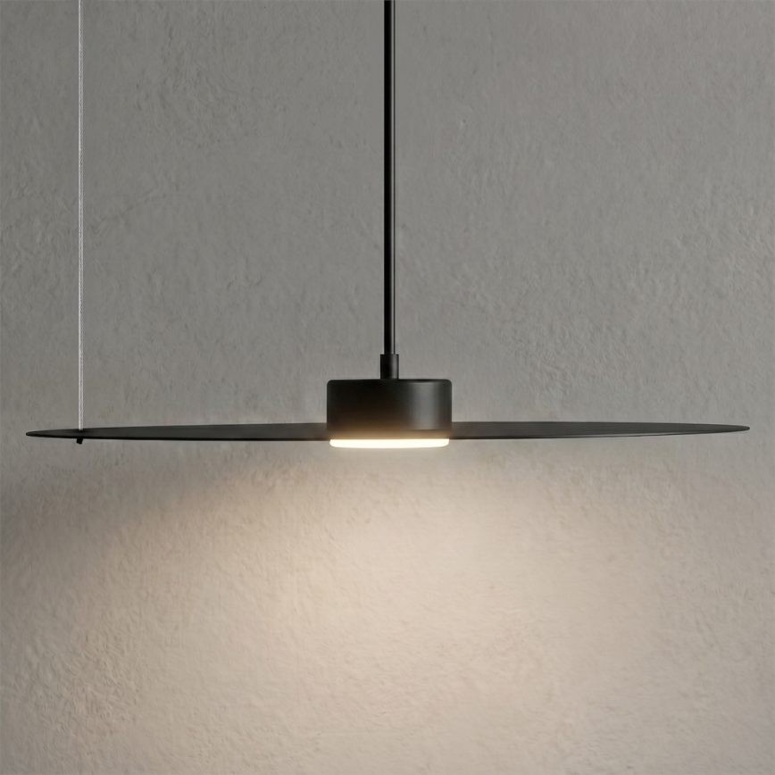 Lustr na lanku PIATTO 1xGX53/15W/230V pr. 45 cm černá
