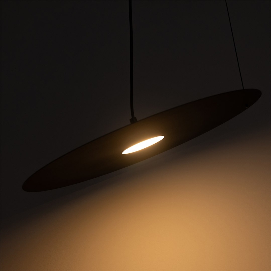 Lustr na lanku PIATTO 1xGX53/15W/230V pr. 45 cm černá