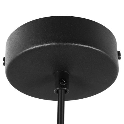 Lustr na lanku PIATTO 1xGX53/15W/230V pr. 45 cm černá