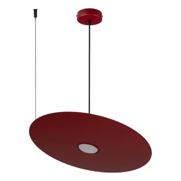 Lustr na lanku PIATTO 1xGX53/15W/230V pr. 45 cm vínová