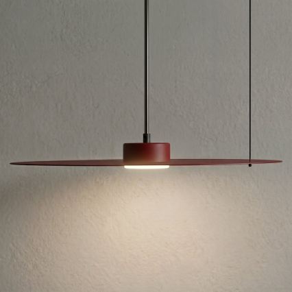 Lustr na lanku PIATTO 1xGX53/15W/230V pr. 45 cm vínová