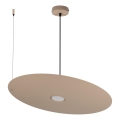 Lustr na lanku PIATTO 1xGX53/15W/230V pr. 55 cm béžová