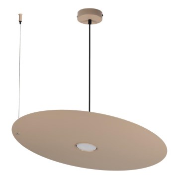 Lustr na lanku PIATTO 1xGX53/15W/230V pr. 55 cm béžová