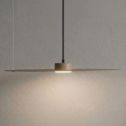Lustr na lanku PIATTO 1xGX53/15W/230V pr. 55 cm béžová