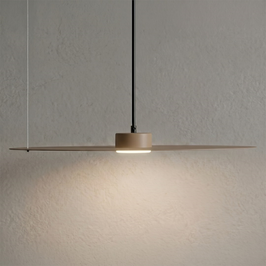 Lustr na lanku PIATTO 1xGX53/15W/230V pr. 55 cm béžová