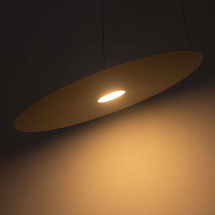 Lustr na lanku PIATTO 1xGX53/15W/230V pr. 55 cm bílá