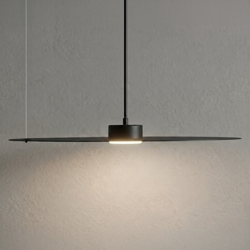 Lustr na lanku PIATTO 1xGX53/15W/230V pr. 55 cm černá