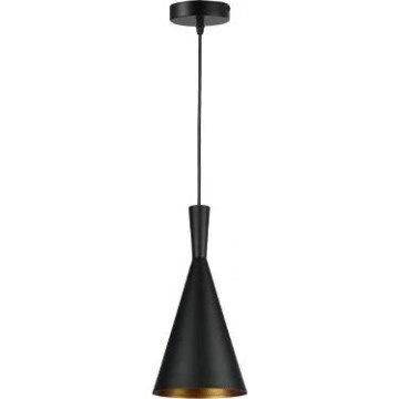 Lustr na lanku PINIO 1xE27/60W/230V pr. 19 cm černá