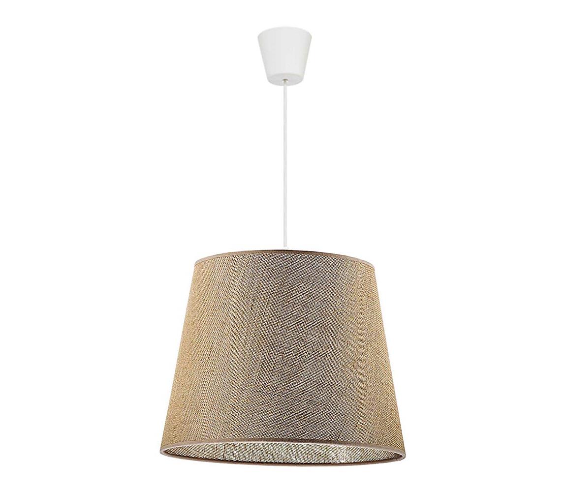 Duolla Lustr na lanku POP 1xE27/40W/230V juta DU7043