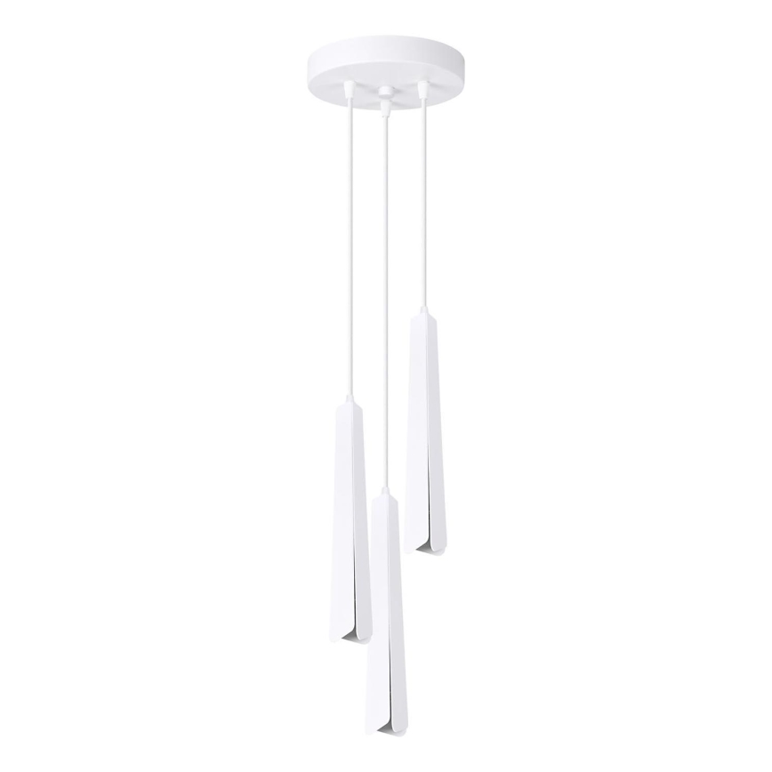 Lustr na lanku PRYSM 3xG9/8W/230V bílá