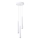 Lustr na lanku PRYSM 3xG9/8W/230V bílá