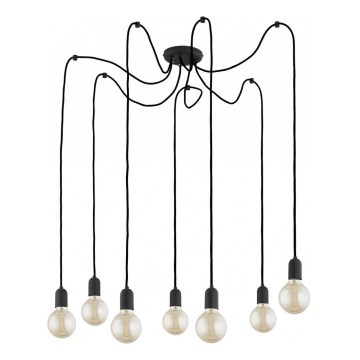 Lustr na lanku QUALLE 7xE27/60W/230V pavouk