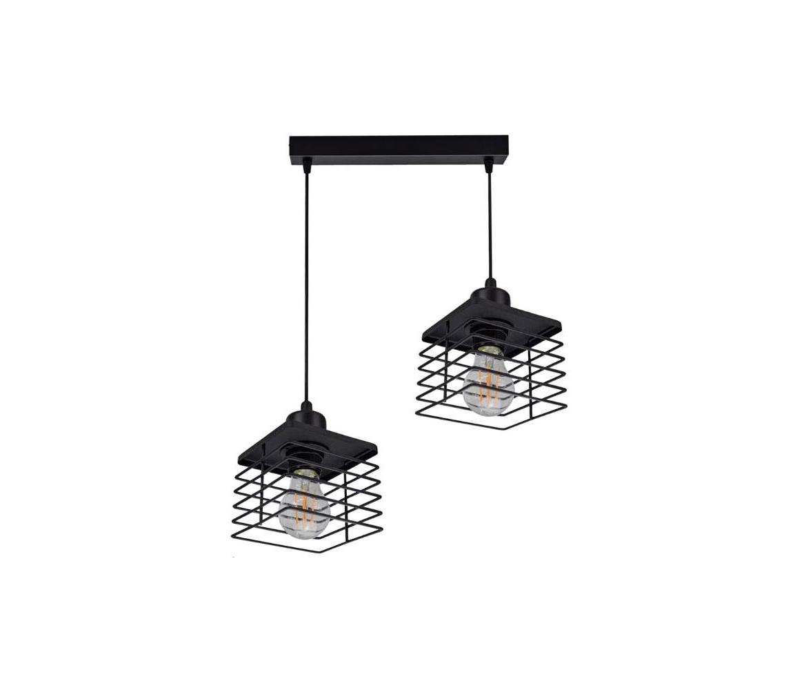Belis Lustr na lanku QUATRO 2xE27/60W/230V BE0275