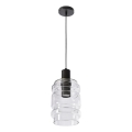 Lustr na lanku RADON 1xE27/40W/230V čirá