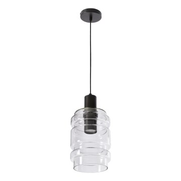 Lustr na lanku RADON 1xE27/40W/230V čirá