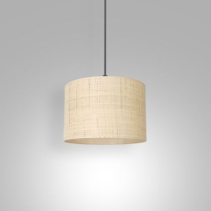 Lustr na lanku RATTAN 1xE27/60W/230V pr. 25 cm ratan