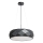 Lustr na lanku REUS 3xE27/40W/230V pr. 47 cm černá