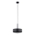 Lustr na lanku RIF LUX 1xGX53/12W/230V pr. 25 cm černá/lesklý chrom