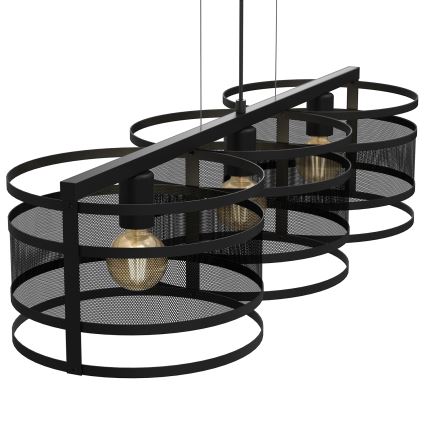 Lustr na lanku RIM 3xE27/60W/230V