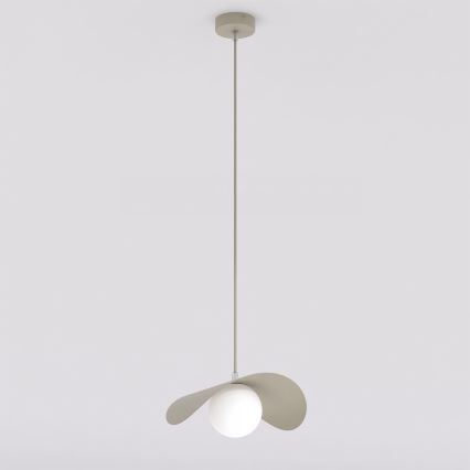 Lustr na lanku RITUAL 1xG9/8W/230V béžová